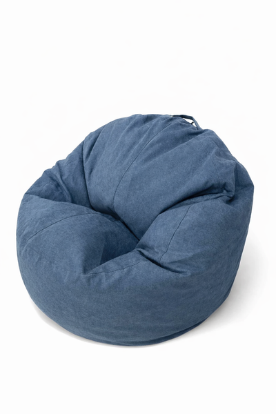Крісло-мішок SkyPuff Хмаринка, синє, велюр Allure Denim 20924431 фото